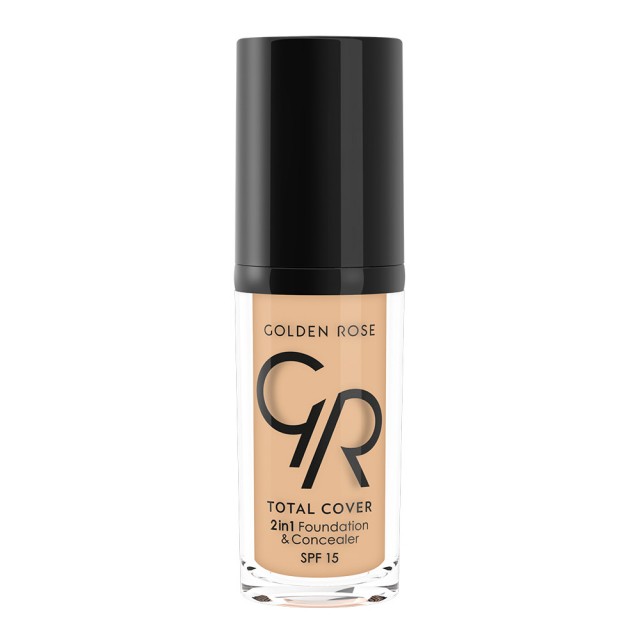 GOLDEN ROSE Total Cover 2 in 1 Foundation & Concealer 03